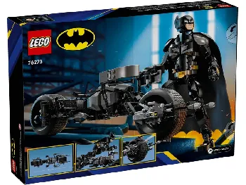 Back of LEGO Batman Construction Figure and the Bat-Pod Bike set box