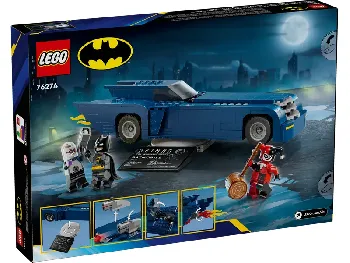 Back of LEGO Batman with the Batmobile vs. Harley Quinn and Mr. Freeze set box