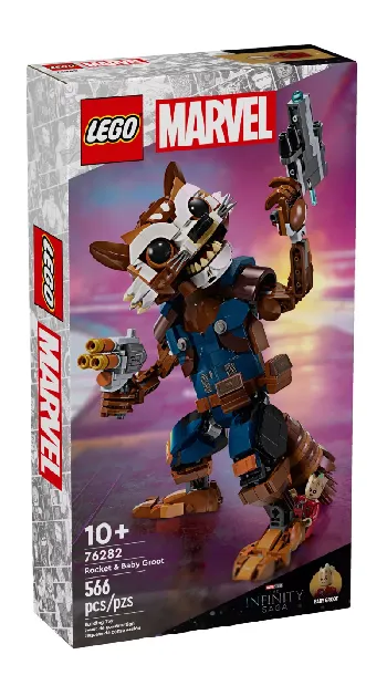 LEGO Rocket & Baby Groot set