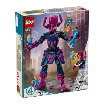 Back of LEGO Fantastic Four vs. Galactus Construction Figure set box