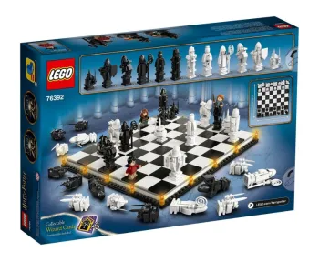 Back of LEGO Hogwarts Wizard's Chess set box