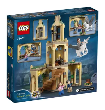 Back of LEGO Hogwarts Courtyard: Sirius's Rescue set box