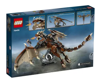 Back of LEGO Hungarian Horntail Dragon set box