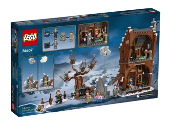 Back of LEGO The Shrieking Shack & Whomping Willow set box