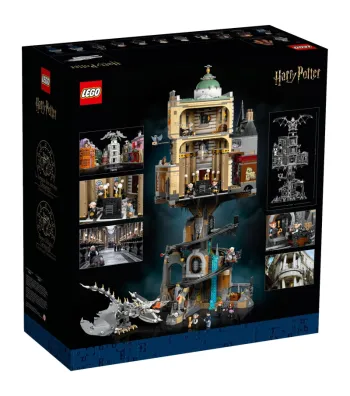 Back of LEGO Gringotts Wizarding Bank - Collectors' Edition set box