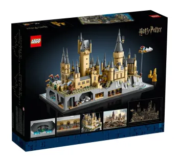 Back of LEGO Hogwarts Castle and Grounds set box