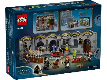 Back of LEGO Hogwarts Castle: Potions Class set box