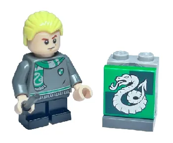 LEGO Advent Calendar 2024, Harry Potter (Day 6) - Draco Malfoy and Slytherin Tile set