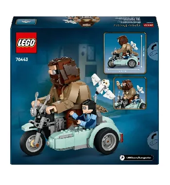 Back of LEGO Hagrid & Harry's Motorcycle Ride set box