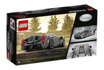 Back of LEGO Pagani Utopia set box