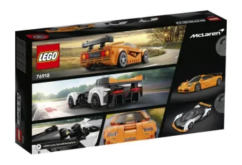 Back of LEGO McLaren Solus GT & McLaren F1 LM set box