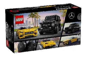 Back of LEGO Mercedes-AMG G 63 & Mercedes-AMG SL 63 set box