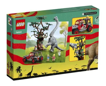 Back of LEGO Brachiosaurus Discovery set box