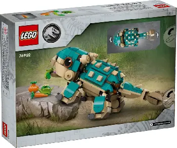 Back of LEGO Baby Bumpy: Ankylosaurus set box