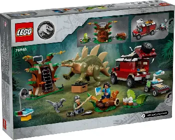 Back of LEGO Dinosaur Missions: Stegosaurus Discovery set box