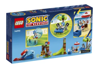 Back of LEGO Sonic's Speed Sphere Challenge set box