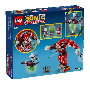 Back of LEGO Knuckles' Guardian Mech set box