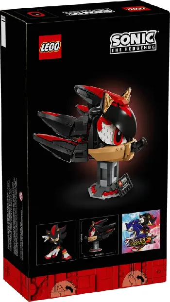 Back of LEGO Shadow the Hedgehog set box