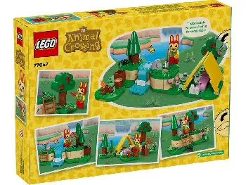 Back of LEGO Bunnie's Outdoor Activities set box