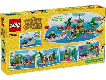 Back of LEGO Kapp'n's Island Boat Tour set box