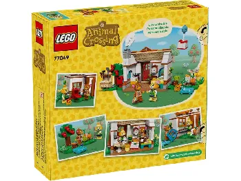 Back of LEGO Isabelle's House Visit set box