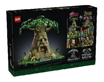 Back of LEGO Great Deku Tree 2-in-1 set box