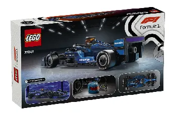 Back of LEGO Williams Racing FW46 F1 Race Car set box