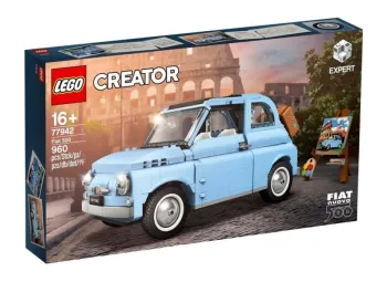 LEGO Fiat 500 - Bright Light Blue Version set