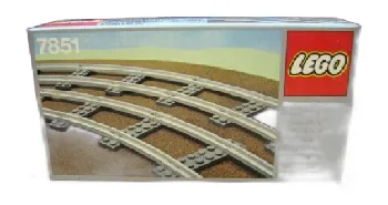 LEGO 8 Curved Rails Gray 4.5v set