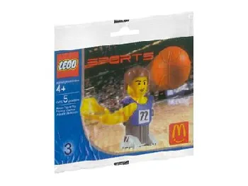 LEGO McDonald's Sports Set Number 3 - Blue Basketball Player #22 set box