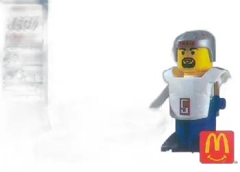 LEGO McDonald's Sports Set Number 4 - White Hockey Player #5 set