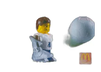 LEGO McDonald's Sports Set Number 1 - White Soccer Player #4 set