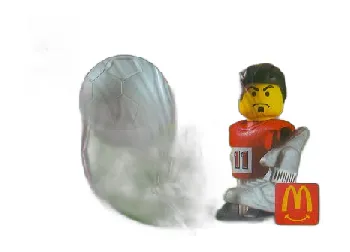 LEGO McDonald's Sports Set Number 2 - Red Soccer Player #11 set box
