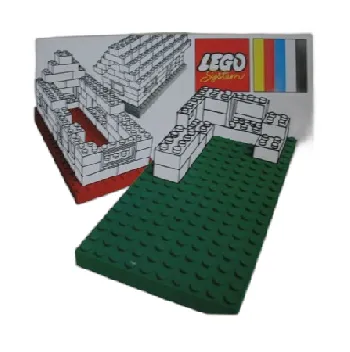 LEGO 2 large baseplates, gray/white set