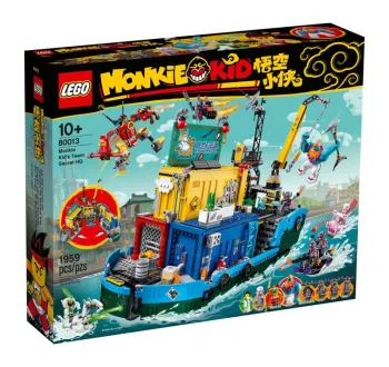 LEGO Monkie Kid's Team Secret HQ set