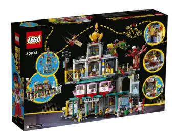 Back of LEGO The City of Lanterns set box