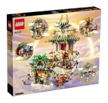 Back of LEGO The Heavenly Realms set box