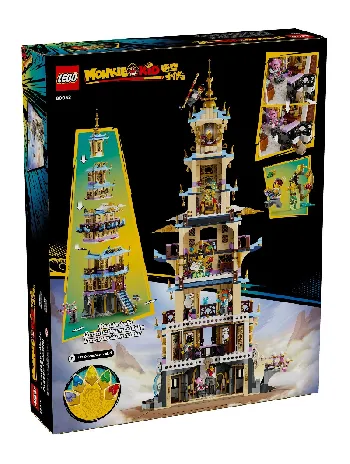 Back of LEGO Celestial Pagoda set box