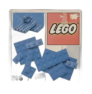LEGO Extra Plates Blue set