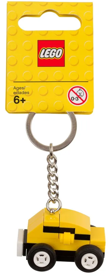 LEGO Yellow Car Bag Charm set box