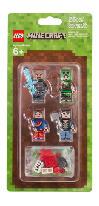 LEGO Minecraft Skin Pack set