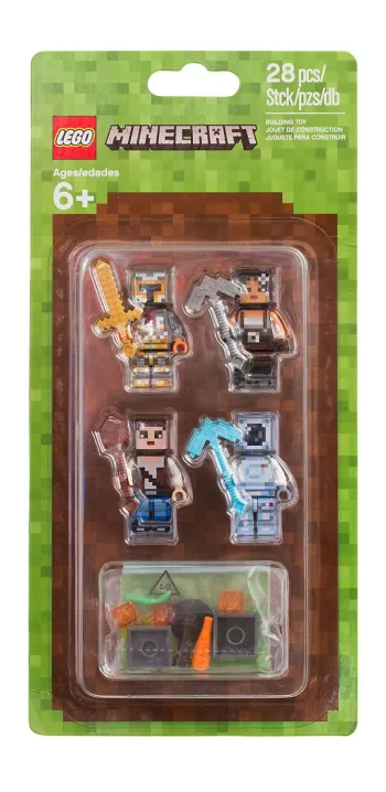LEGO Minecraft Skin Pack 2 set