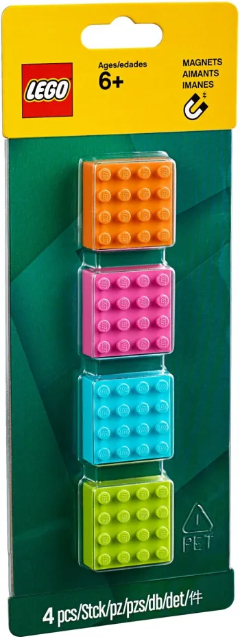 LEGO 4x4 Brick Magnets set