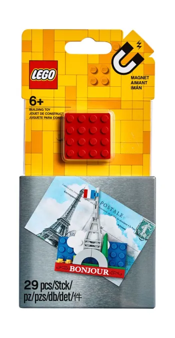 LEGO Eiffel Tower Magnet Build set