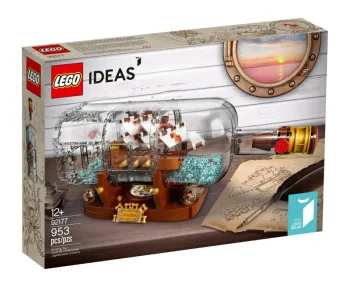 LEGO Ship in a Bottle set