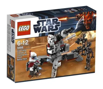 LEGO Elite Clone Trooper & Commando Droid Battle Pack set