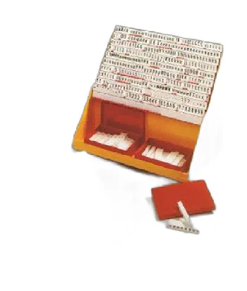 LEGO Typesetter's Shop (Composing Set) - German Version set