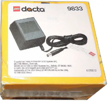 LEGO AC Adapter 230V - 10V Transformer set box