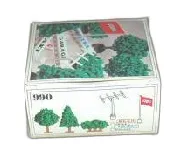 LEGO Trees and Signs (1971 version with granulated trees and 4 bricks) set