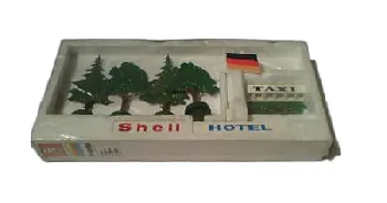 LEGO Trees and Signs (1969 version with old style trees and 3 bricks) set